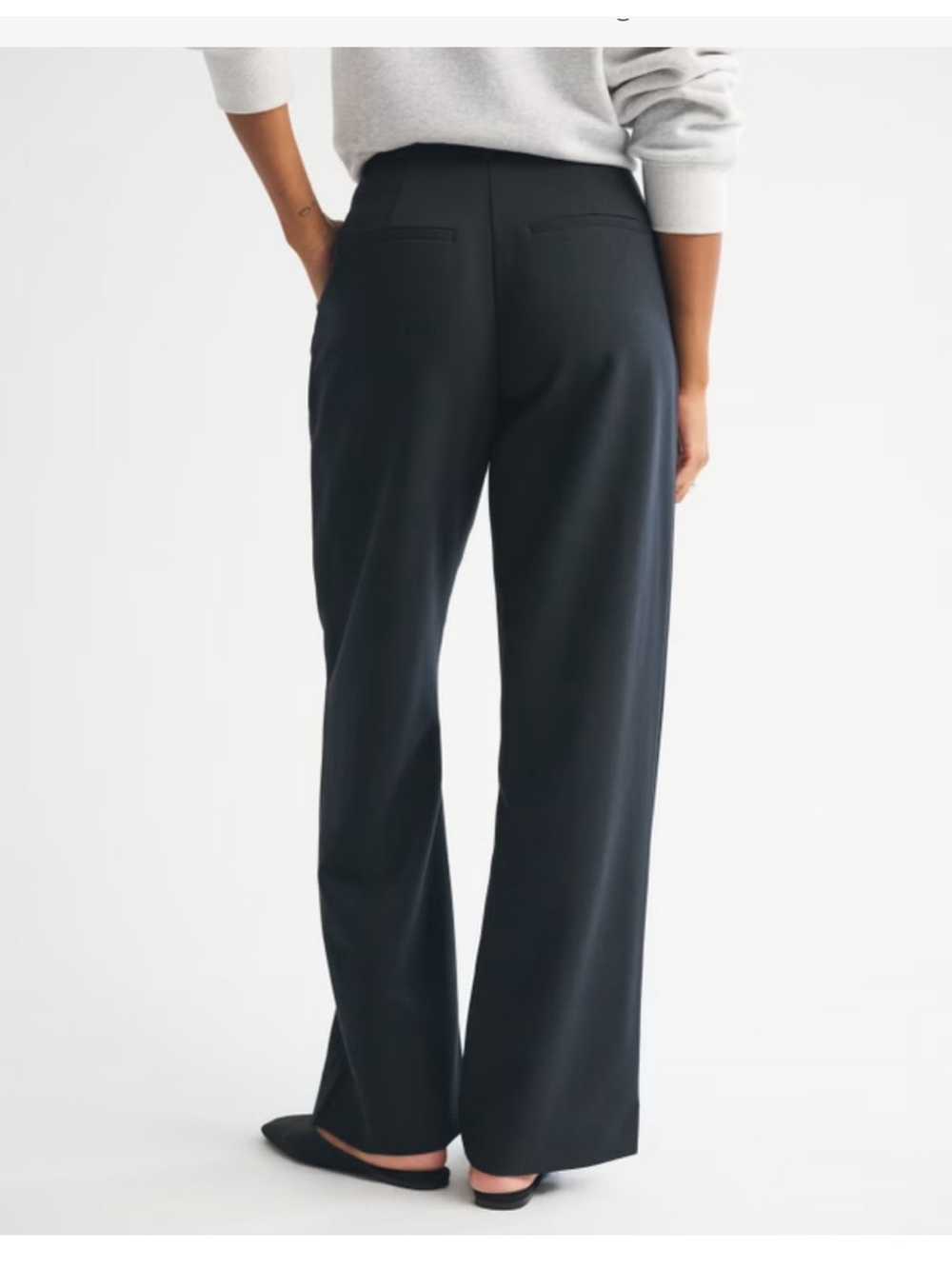 Abercrombie & Fitch Sloane Tailored Pants Wide Leg Trouser Bottoms S - Picture 2 of 7